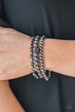 Load image into Gallery viewer, Noticeably Noir - Purple Gunmetal Set of Bracelets