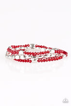 Load image into Gallery viewer, Hello Beautiful - Red Set of Bracelets