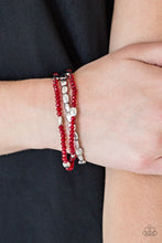 Load image into Gallery viewer, Hello Beautiful - Red Set of Bracelets