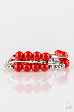 New Adventures - Red Set of Bracelets