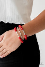 Load image into Gallery viewer, New Adventures - Red Set of Bracelets
