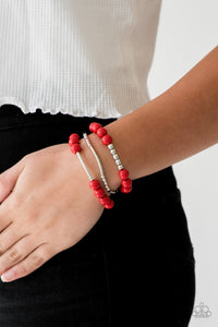 New Adventures - Red Set of Bracelets
