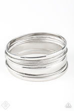 Load image into Gallery viewer, Sahara Shimmer - Silver Set of Bracelets