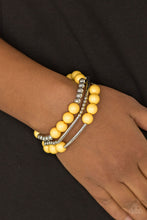 Load image into Gallery viewer, New Adventures - Yellow Set of Bracelets