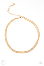 Load image into Gallery viewer, If You Dare - Gold Choker Necklace