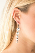 Load image into Gallery viewer, Raining Rhinestones - Black Earrings
