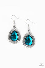 Load image into Gallery viewer, Grandmaster Shimmer - Blue Earrings