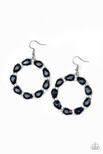 Load image into Gallery viewer, Ring Around The Rhinestones - Blue Earrings