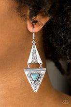 Load image into Gallery viewer, El Paso Edge - Blue Earrings
