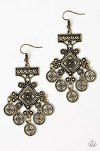 Load image into Gallery viewer, Unexplored Lands - Brass Earrings