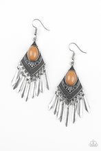Load image into Gallery viewer, Mostly Monte-ZUMBA - Brown Earrings
