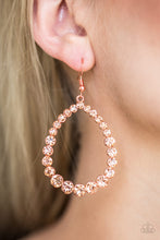 Load image into Gallery viewer, Rise and Sparkle! - Copper Earrings