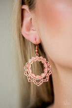 Load image into Gallery viewer, Modest Mandalas - Copper Earrings