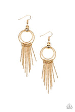 Load image into Gallery viewer, Eye-Catching Edge - Gold Earrings