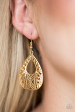 Load image into Gallery viewer, Alpha Amazon - Gold Earrings