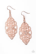 Load image into Gallery viewer, Ornately Ornate - Rose Gold Earrings