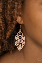 Load image into Gallery viewer, Ornately Ornate - Rose Gold Earrings