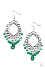 Load image into Gallery viewer, Just Say NOIR - Green Earrings