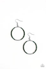 Load image into Gallery viewer, Risky Ritz - Green Earrings