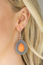Load image into Gallery viewer, Tribal Tango - Orange Earrings