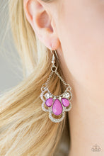 Load image into Gallery viewer, Caribbean Royalty - Purple Earrings