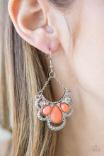 Load image into Gallery viewer, Caribbean Royalty - Orange Earrings