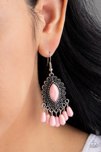 Private Villa - Pink Earrings