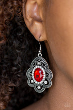 Load image into Gallery viewer, Reign Supreme - Red Earrings