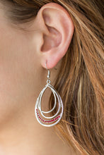 Load image into Gallery viewer, Start Each Day With Sparkle - Red Earrings