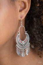 Load image into Gallery viewer, Walk On The Wildside - Red Earrings