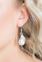 Load image into Gallery viewer, Easy Elegance - White Earrings