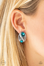 Load image into Gallery viewer, Wheres The FIREWORK? - Blue Clip-On Earrings