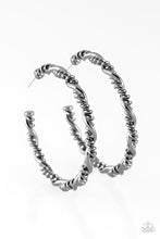 Load image into Gallery viewer, Street Mod - Black Hoop Earrings