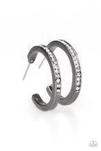 Load image into Gallery viewer, Hoop Haven - Black Hoop Earrings
