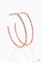 Load image into Gallery viewer, Rural Rambler - Copper Hoop Earrings