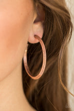 Load image into Gallery viewer, Some Like It HAUTE - Copper Hoop Earrings