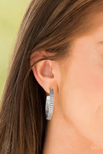 Load image into Gallery viewer, Playfully Peruvian - Silver Hoop Earrings