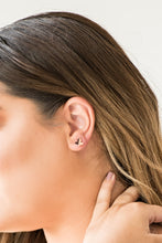Load image into Gallery viewer, Fire Drill - Rose Gold Post Earrings