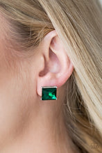 Load image into Gallery viewer, The Big Bang - Green Post Earrings
