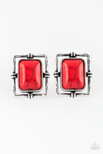 Load image into Gallery viewer, Center STAGECOACH - Red Post Earrings