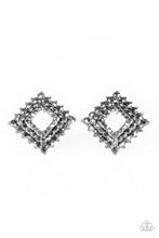 Load image into Gallery viewer, Kensington Keepsake - Silver Gunmetal Post Earrings