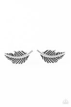 Load image into Gallery viewer, Flying Feathers - Silver Post Earrings