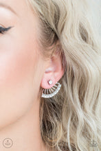 Load image into Gallery viewer, Disco Drama - White Double-Sided Post Earrings