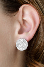 Load image into Gallery viewer, Radiant Ripples - White Post Earrings