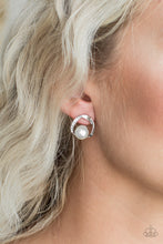 Load image into Gallery viewer, Stylishly Suave - White Post Earrings