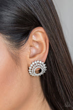 Load image into Gallery viewer, Buckingham Beauty - White Post Earrings