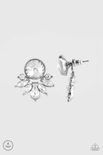 Load image into Gallery viewer, Radically Royal - White Double-Sided Post Earrings