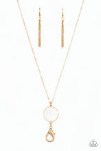 Load image into Gallery viewer, Shimmering Seashores - Gold Lanyard