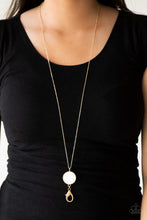 Load image into Gallery viewer, Shimmering Seashores - Gold Lanyard