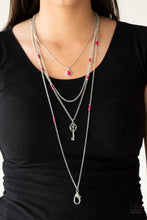 Load image into Gallery viewer, Key Keynote - Pink Lanyard